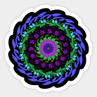 Colorful mandala art Sticker